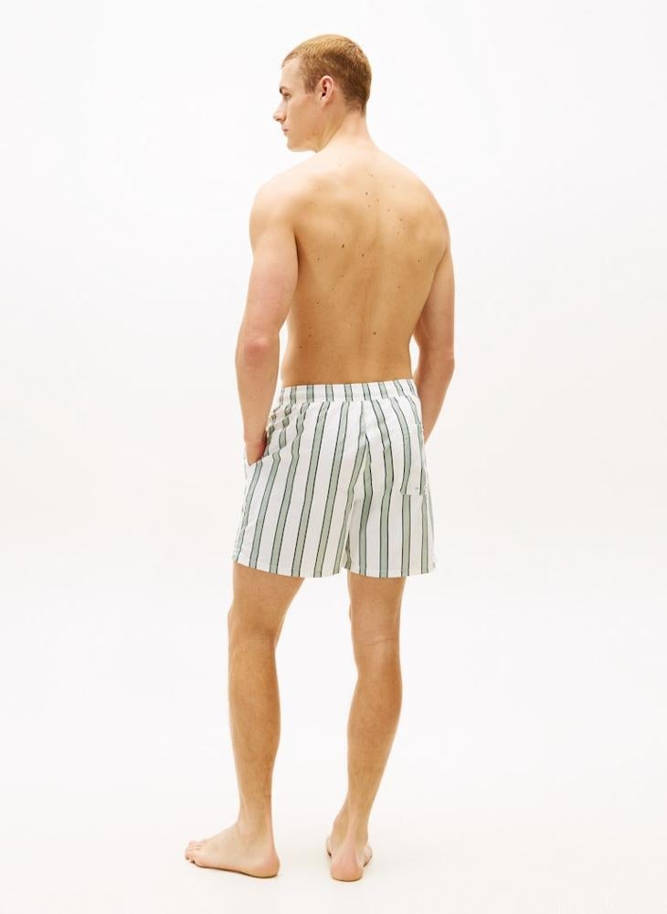 TOMMY HILFIGER Print Mid Length Swim Shorts - Image 2