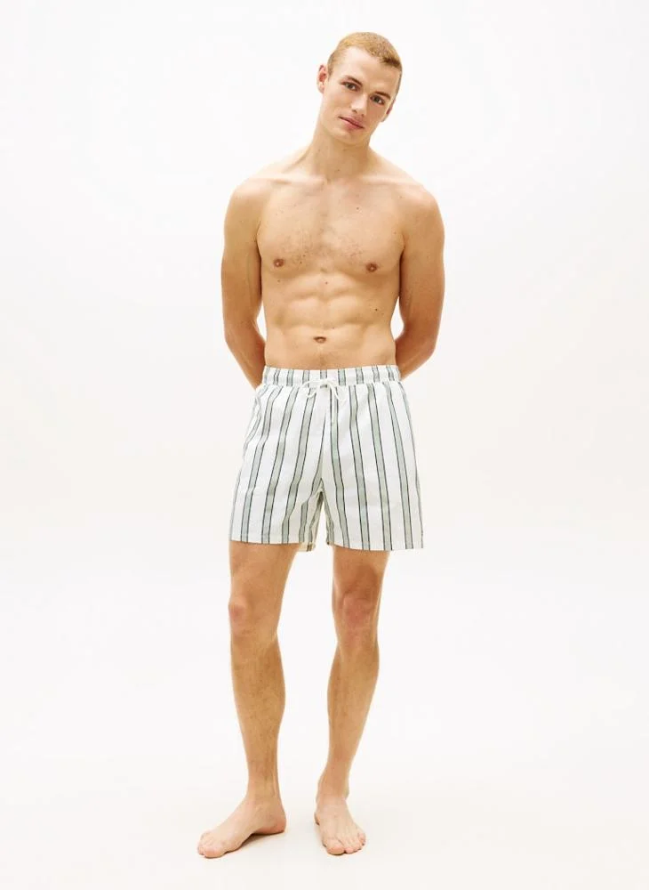 TOMMY HILFIGER  Print Mid Length Swim Shorts for Men | Best Price UAE