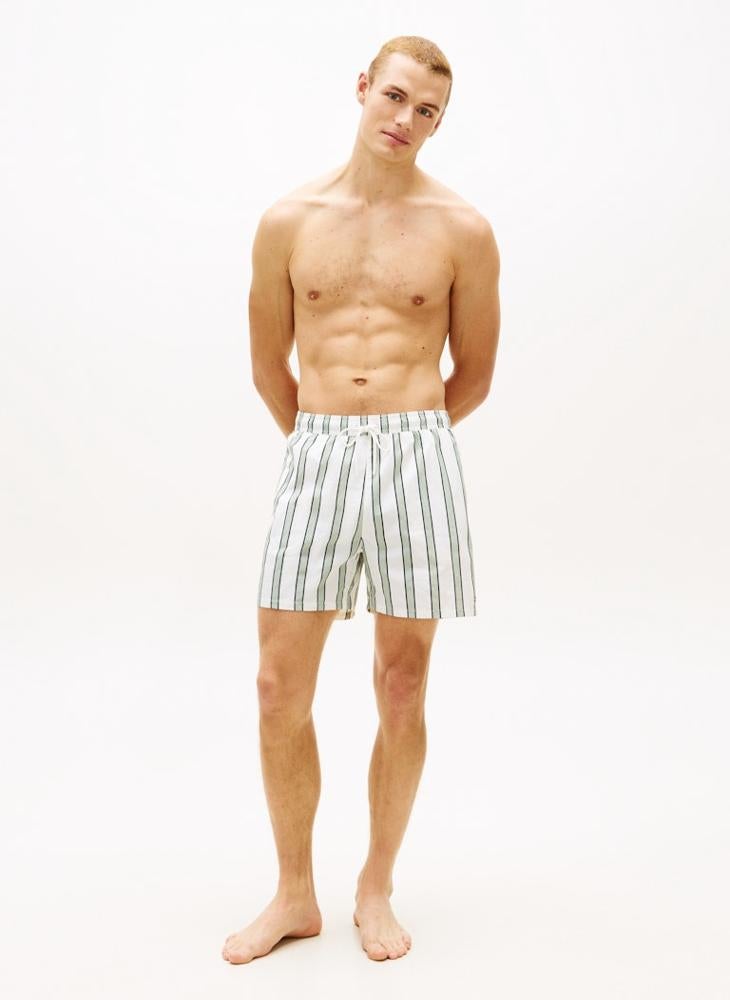 TOMMY HILFIGER Print Mid Length Swim Shorts - Image 4