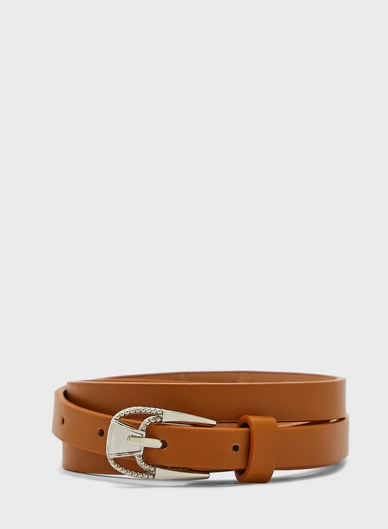 Ginger Skinny Pu Belt