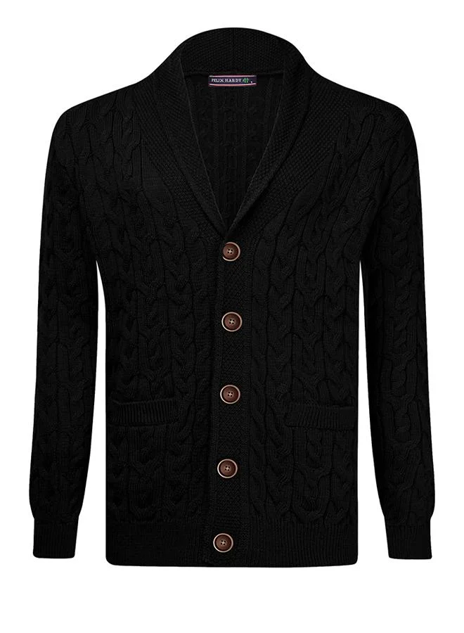 FELIX HARDY Buttoned Cardigan