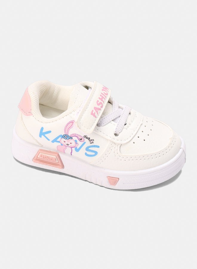Grinta Kids Shoes - White&Pink - Image 1