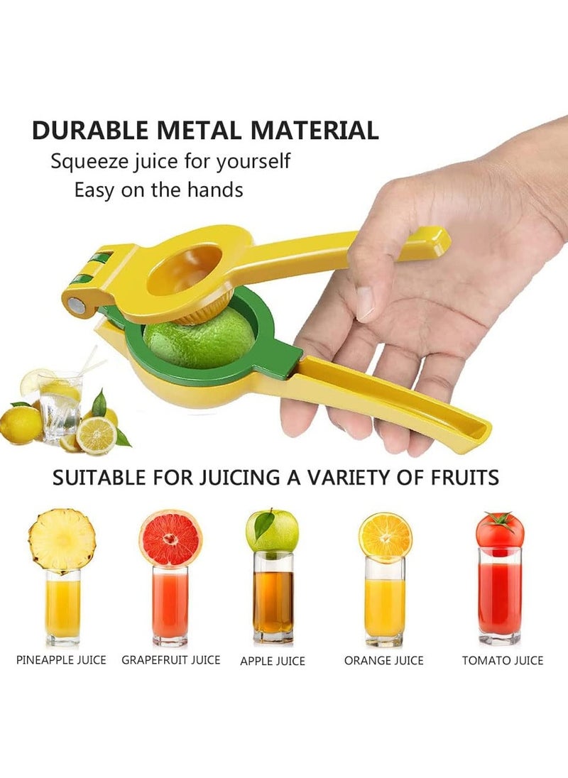 BarPros 3-Part Lemon & Lime Squeezer - Hand Juicer - Max Extraction Manual Citrus Juicer - Easy-to-Use Lemon Juicer Squeezer - Heavy-Duty Lemon Squeezer Manual