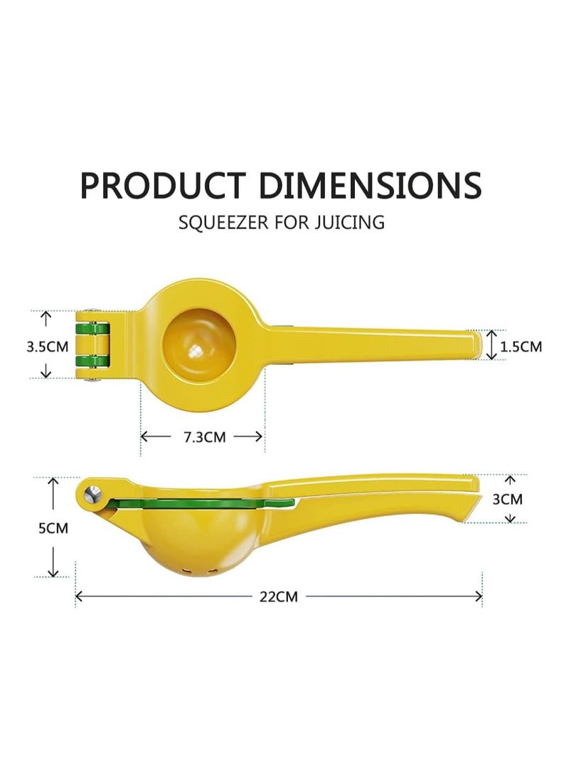 BarPros 3-Part Lemon & Lime Squeezer - Hand Juicer - Max Extraction Manual Citrus Juicer - Easy-to-Use Lemon Juicer Squeezer - Heavy-Duty Lemon Squeezer Manual