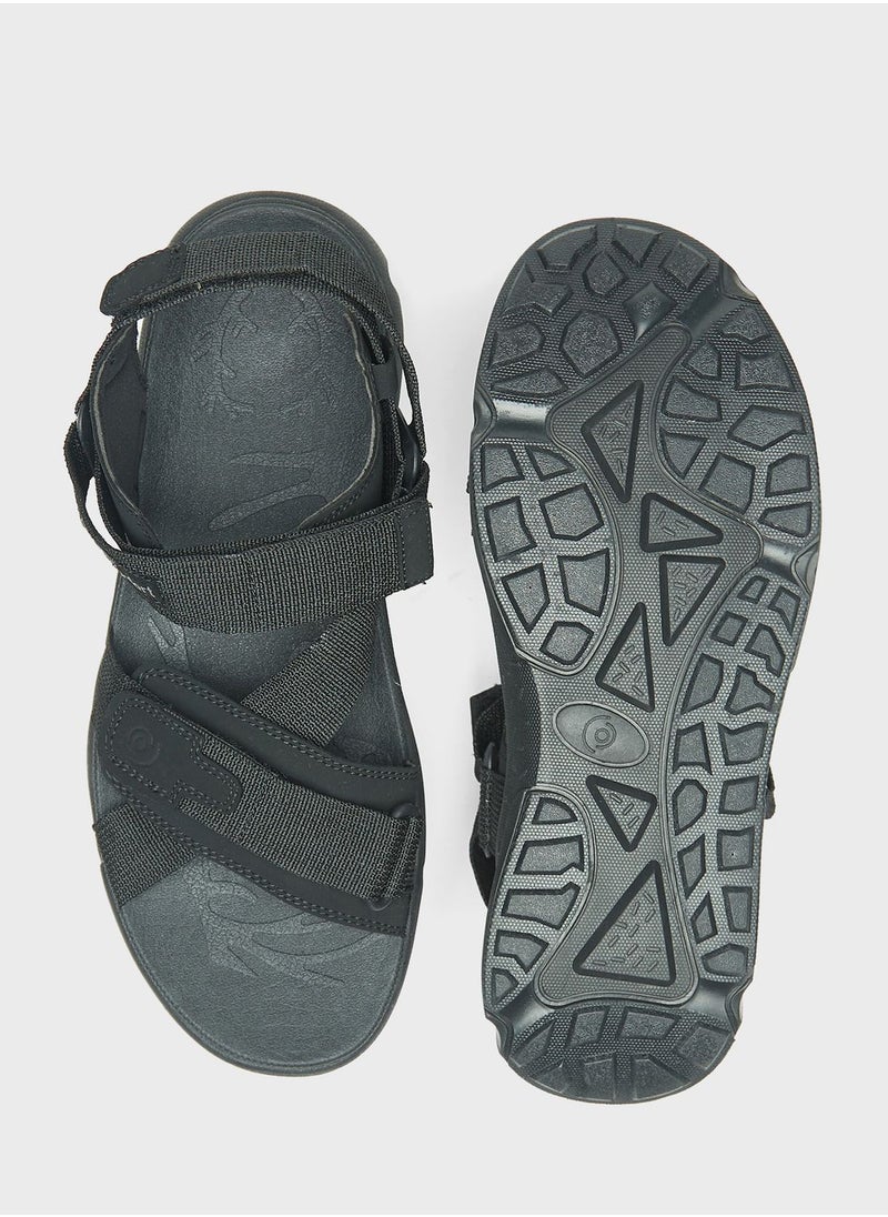 Le Confort - Casual Velcro Sandals - Image 1