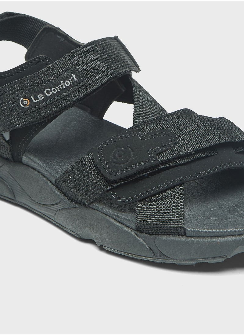 Le Confort - Casual Velcro Sandals - Image 1