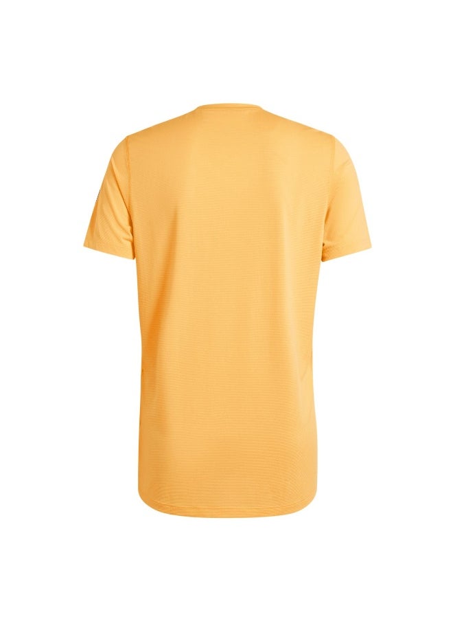 Adidas Adidas Wfl Event Ss Tm Orange Running T-Shirts For Men Xs  - Image 3