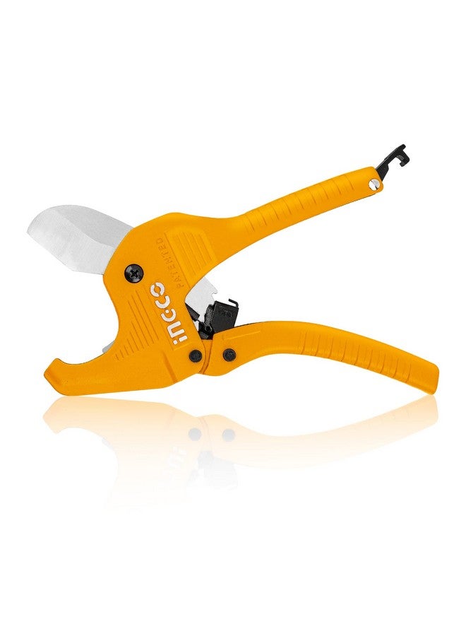 INGCO PVC Pipe cutter Ratchet-type Tube and Pipe Cutter for Cutting O.D. PEX, PVC, and PPR Hoses and Plumbing Pipes up to 5/8"，Uesful for Household, Maintenance, Plumber HPCS05428 - Image 1
