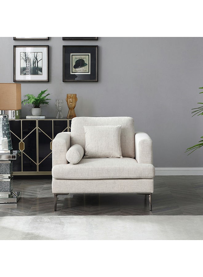 Home Box Amare 1-Seater Sofa with 1 Cushion and 1 Bolster Cushion 88 x 89 x 100 cm - Image 1