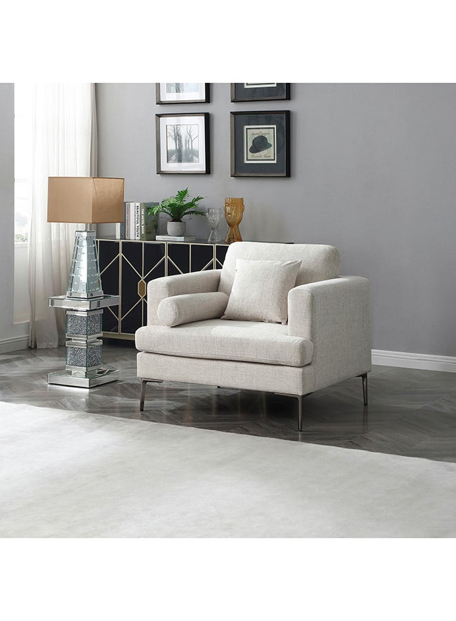 Home Box Amare 1-Seater Sofa with 1 Cushion and 1 Bolster Cushion 88 x 89 x 100 cm - Image 2