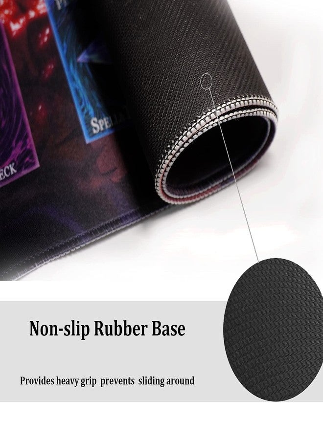 sabermaster playmat Duel Mat Gaming Competition Pad Mat Card Binder Deck 23.6x13.7in (Blue) - Image 4