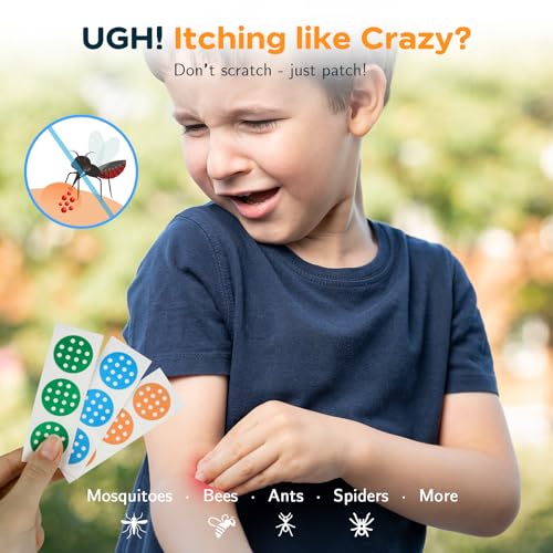 Nano shield Kids' Bug Bite Itch Relief Patches - 48 Pcs, Natural, Stops Scratching in 30s, Fast Relief, Reduces Swelling, Waterproof, 100% Child-Friendly, Summer Essential (Grid) - Image 2