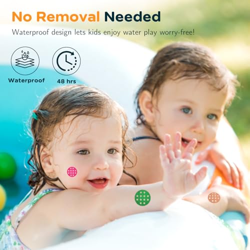 Nano shield Kids' Bug Bite Itch Relief Patches - 48 Pcs, Natural, Stops Scratching in 30s, Fast Relief, Reduces Swelling, Waterproof, 100% Child-Friendly, Summer Essential (Grid) - Image 4