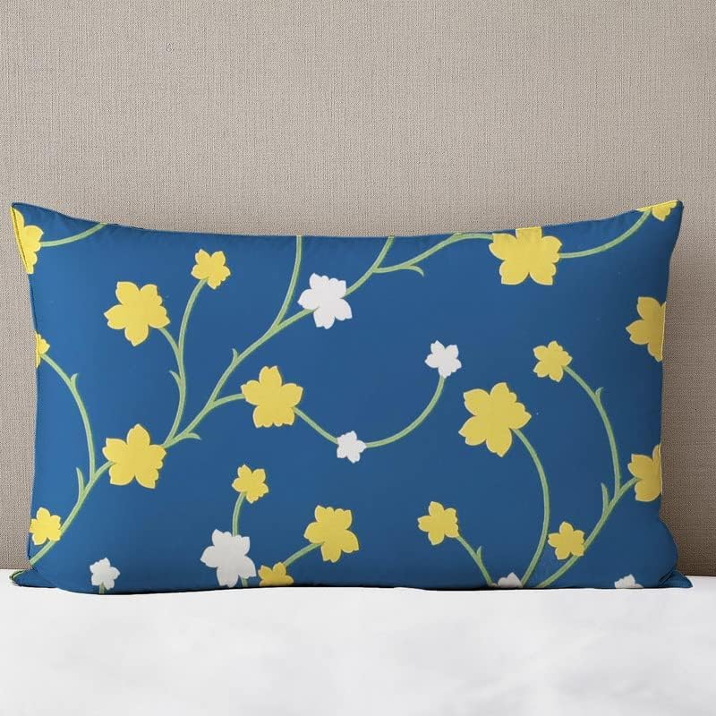 BSB HOME مجموعة BSB HOME برايم 160tc من قطن الميكروفايبر الناعم القابل للتنفس والمضاد للتجاعيد مع 2 غطاء وسادة بحجم كينج - أصفر وأبيض - Image 4