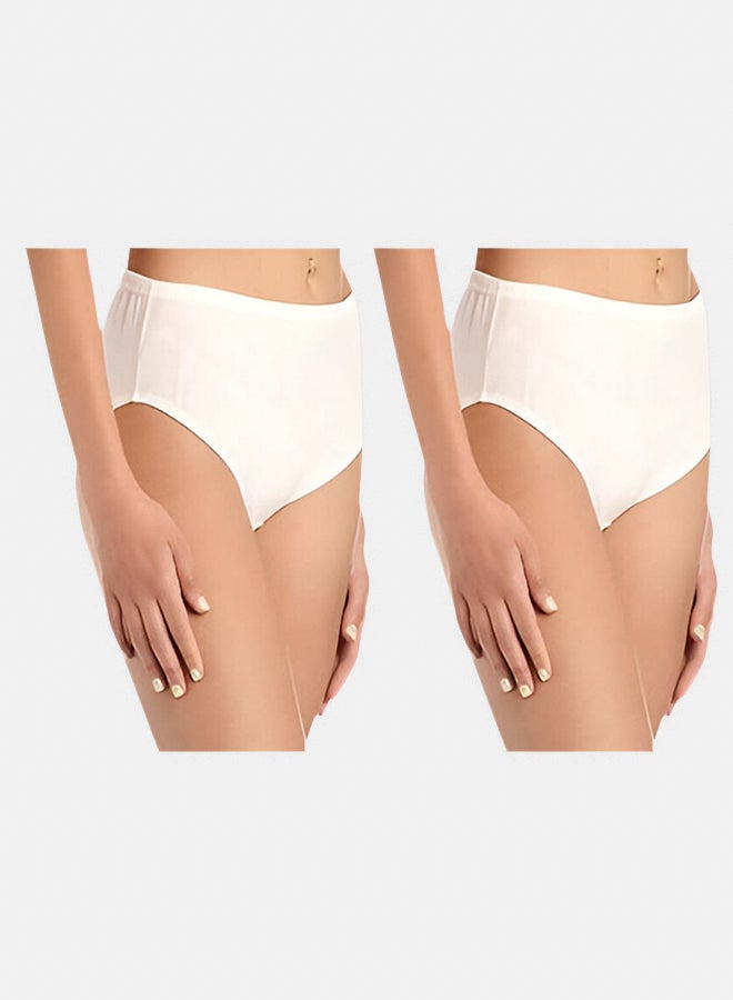 Dahab Cotton Set Of 2 Pieces Basic Brief For Women - Image 1