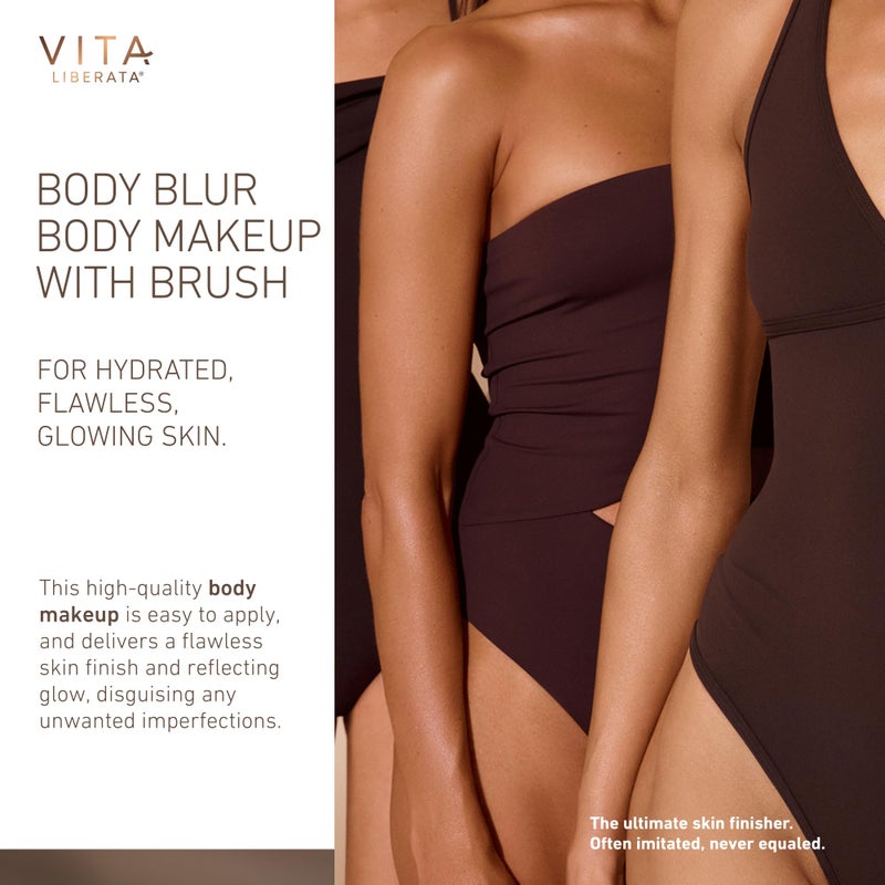 Vita Liberata Body Blur - Light, Skin Perfecting Leg & Body Makeup, Wash Off Instant Tanner, Radiant Glow & Flawless Finish, 3.38 fl oz - Image 2