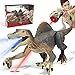 FRUSE Remote Control Dinosaur ToysElectric RC Spinosaurus wLight Tracing Spray MistDinosaur Robot Toys Powered by Rechargeable BatteryJurassic Dinosaur Toys for Boys Girls Kids Age 3 4 5 6 7 8 - Image 4