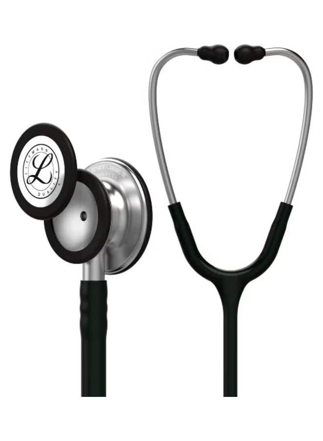 3M Littmann Classic Medical Stethoscope, Universal  Dual-Sided Design  Suitable for Adults and Children  Black 5620 - Image 1