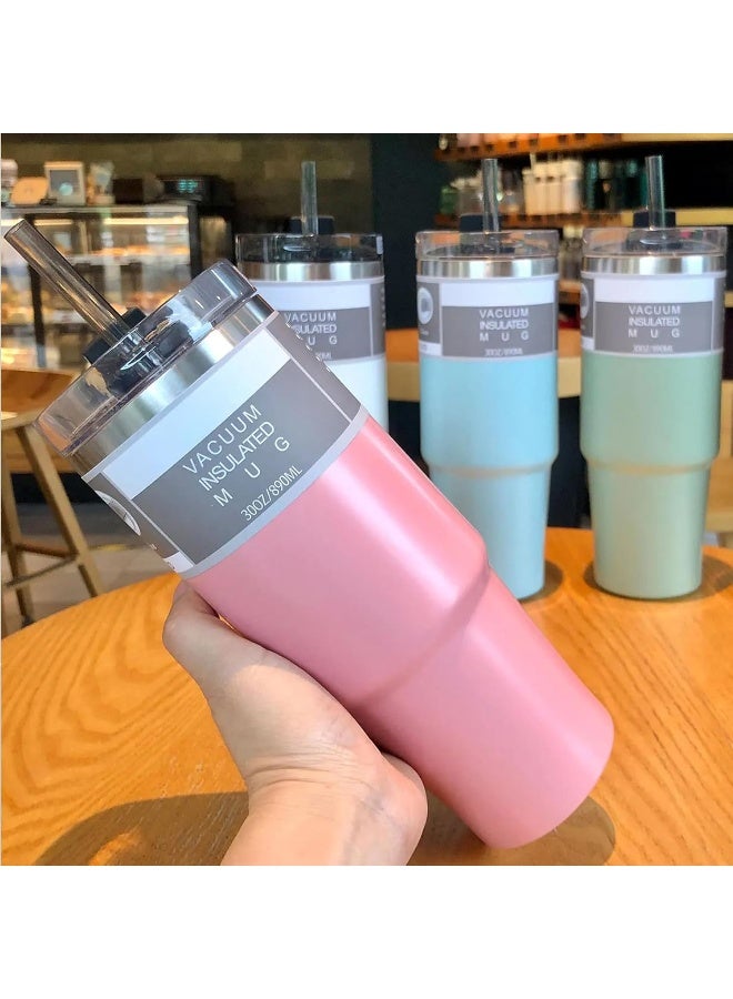 BS B&S Vacuum Insulated Bottle | Leak-Proof 3-Way Lid | BPA-Free Tumbler Flask Bottle | 304 Stainless Steel Insulated Double Wall | 12 Hours Hot and Cold Water Bottle | Vacuum Flask 900ML (Blue) - Image 5