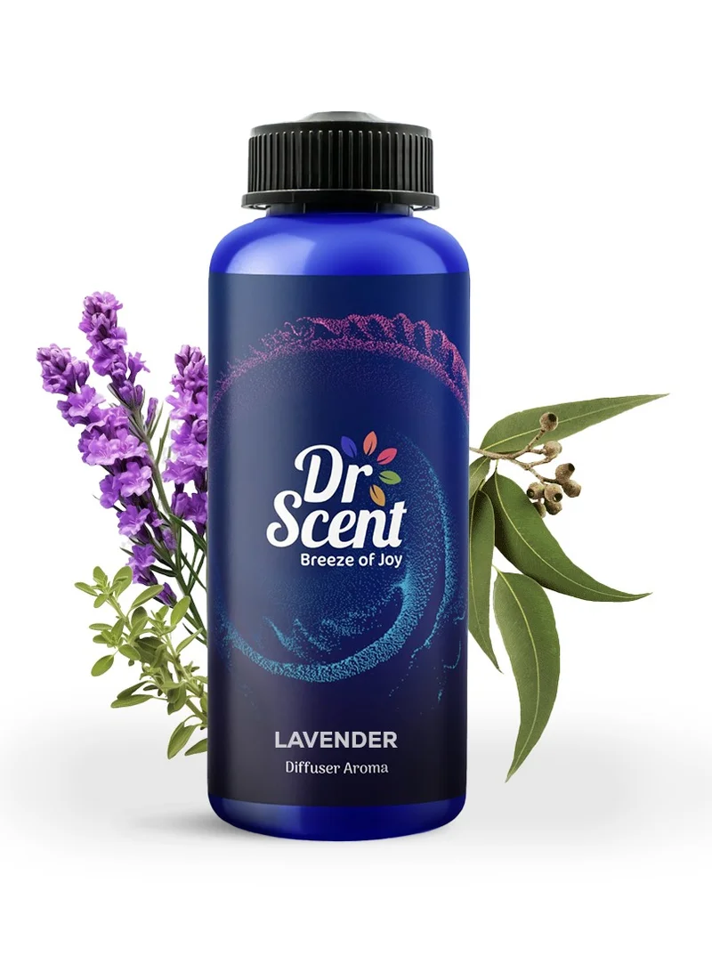 Dr Scent Dr Scent Breeze of Joy Diffuser Aroma Lavender - With Gentle and Natural Hints Thyme and Lavender (500ml)