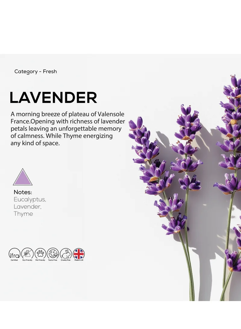 Dr Scent Dr Scent Breeze of Joy Diffuser Aroma Lavender - With Gentle and Natural Hints Thyme and Lavender (500ml)