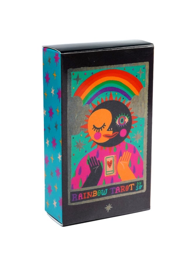 NIBEMINENT Rainbow Tarot 78, Original Tarot cards, Tarot cards for beginners, Tarot card divination tools for Light Seer, Knight Tarot cards - Image 1