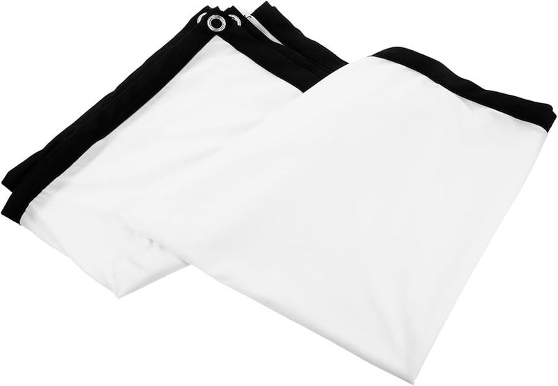 شاشة عرض محمولة 80 بوصة للداخل والخارج، خفيفة الوزن من البوليستر لأفلام التخييم والفناء الخلفي - Image 1