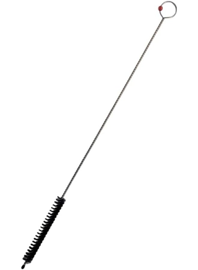 Rattleware 10” Steam Wand Brush - Medium Black Brush with Red Bead - Essential Tool for Espresso Machine Maintenance and Hygiene - Image 1