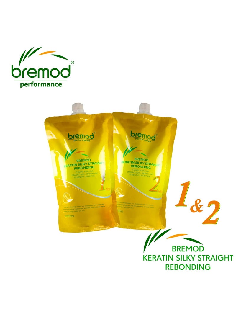 بريمود بيرفورمانس كيراتين حريري مستقيم لإعادة الترابط (800 مل × 2 كيس) - Image 1