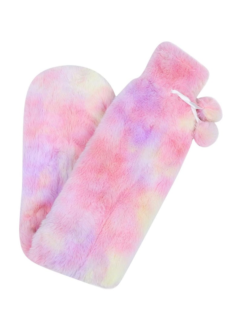 Arabest Long Hot Water Bottle Bed Warm Waist Warm Back Hot Water Bottle Rubber Hot Water Bottles Thermal Bags Long Strip Water Bags for Pain Relief Back Hand Legs 2L - Image 1