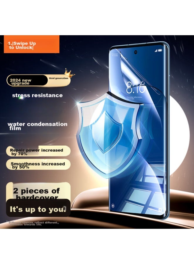 Yisika Hydrogel Film For Xiaomi 12, Screen Protector For Xiaomi 12s/12x, Full Screen High Definition Non-tempered Soft Film, Anti-scratch, Anti-fingerprint, Jm110
