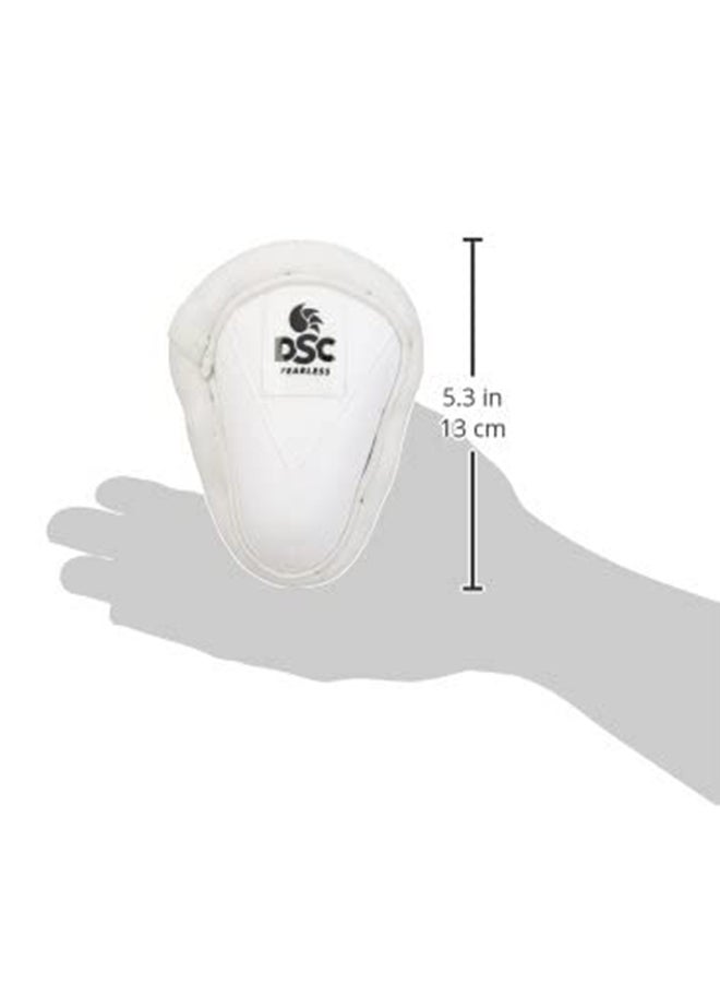 DSC Attitude Cricket Abdominal Guard for Youth | Material: Plastic | Ergonomically Shaped | Padded Guard | Lightweight & Durable | For Training and Matches - Image 4