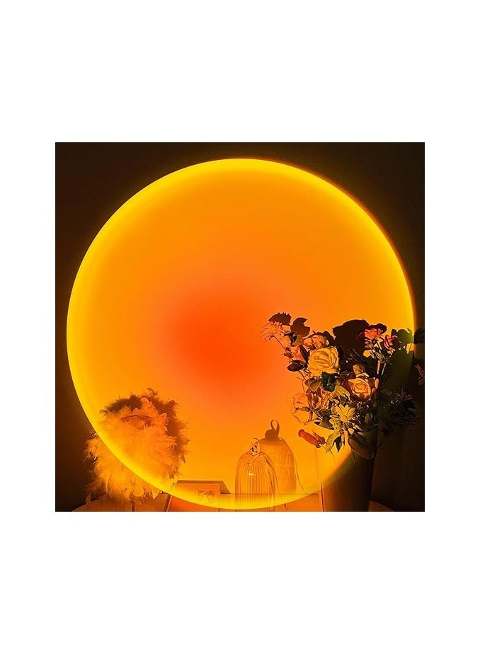 عام مصباح عرض غروب الشمس، مصباح ضوء الليل LED مع دوران 180 درجة، مصباح أرضي مع منفذ USB، مصابيح غروب الشمس للتصوير، وحفلات، وزخرفة غرف النوم، هدايا عيد الميلاد للنساء. - Image 2