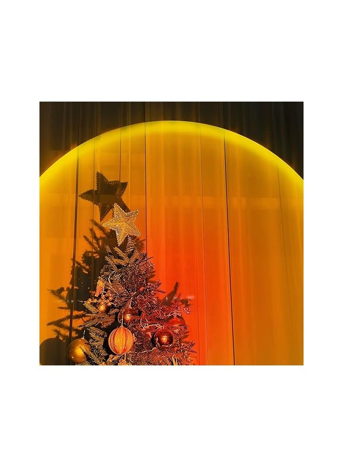 عام مصباح عرض غروب الشمس، مصباح ضوء الليل LED مع دوران 180 درجة، مصباح أرضي مع منفذ USB، مصابيح غروب الشمس للتصوير، وحفلات، وزخرفة غرف النوم، هدايا عيد الميلاد للنساء. - Image 4