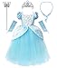 CQDY Girls Princess Dress Fancy Costume Role Play Ball Gown Halloween Party Dress up With accessories - Image 4