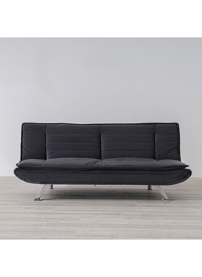 DANUBE HOME Flex 3 Seater Fabric Sofa Bed Convertible Sleeping Sofabed Comfortable Living Room Furniture L 184x88x84 cm Grey  - Image 3