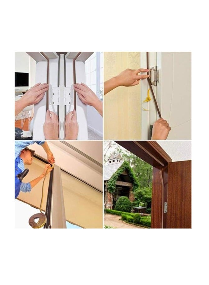 Generic Soundproof And Dustproof Door Gap Self-adhesive Foam Strip - Image 1