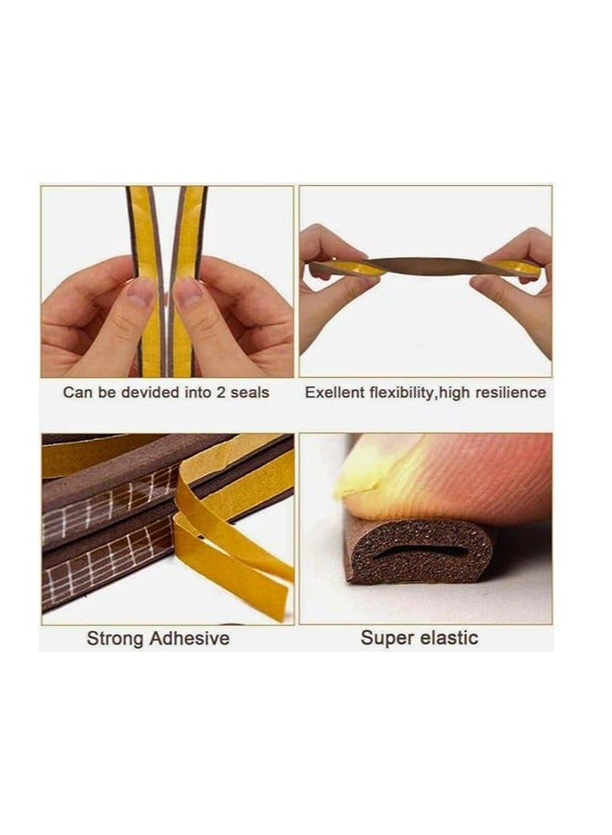 Generic Soundproof And Dustproof Door Gap Self-adhesive Foam Strip - Image 4