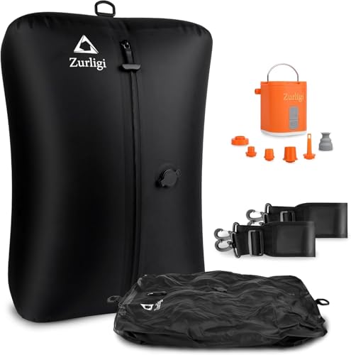 Zurligi Vacuum Bags for Travel with Pump, Vacuum Compression Bag with Adjustable Shoulder Strap, IP67 Reusable Vacuum Packing Cubes for Luggage, Backpack, Suitcase, Yoga, Swim, Beach - Image 1