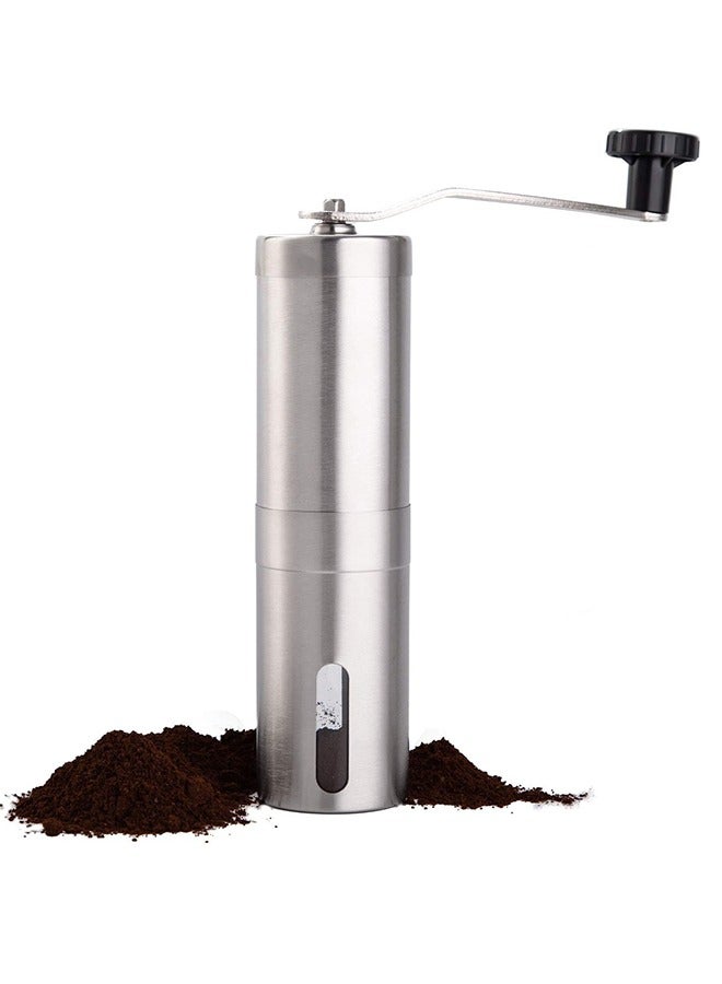RollsTimi  Manual Coffee Bean Grinder Silver - Image 1