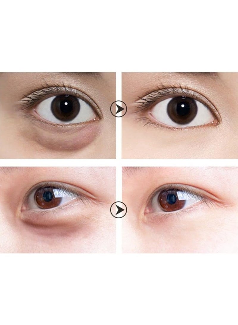 Lanbena Gold Eye Mask Pearl Hydra-Gel Collagen Eye Patches, Black Under Eye Pads for Relieve Dark Circles Puffiness, Reducing Fine Lines, Moisturizing Refresh Eyes Skin (30 Pairs) - Image 4
