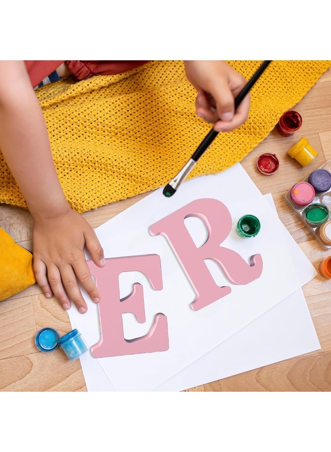 TPGP 6 Inch Pink Wood Letters For Wall Decor - Image 3