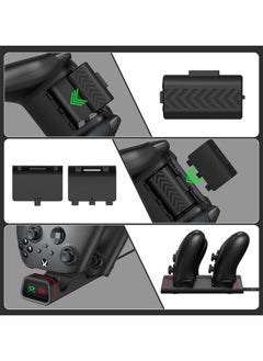 دوبي Dobe Dual Controller Charging Dock & Battery Pack - Black (Xbox Series)  - Image 5