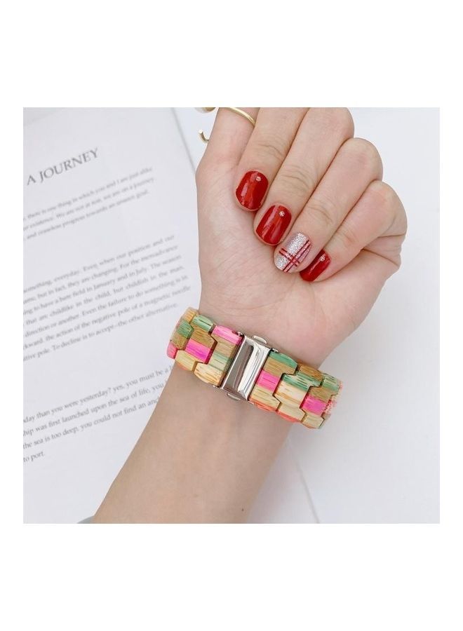 نيبمينينت سوار بديل لساعة أبل سيريس 7/6/5/4/3/2/1/SE مقاس 38/40/41 مم متعدد الألوان - Image 3