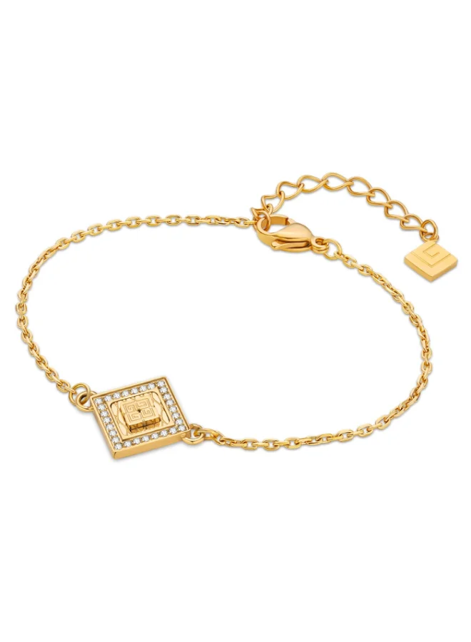 Guy Laroche Eva Gold Plated Bracelet With Crystals