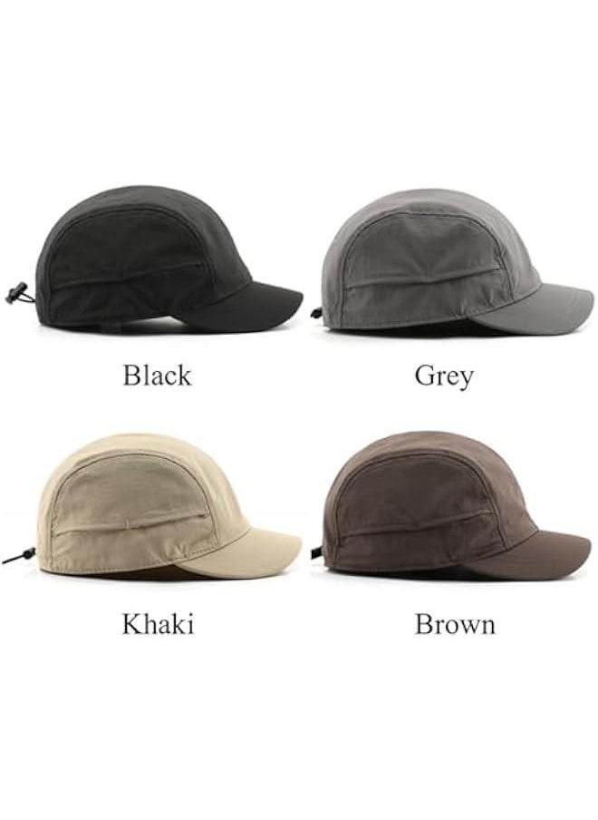 Generic Short Brim Quick-Dry Lightweight Breathable Polyester Baseball Cap Adjustable Drawstring Dad Hat Outdoor Men Women  - Image 2