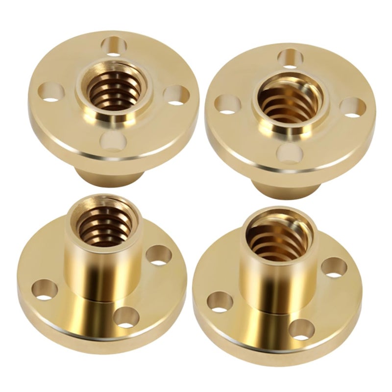 4 قطع صامولة برغي رصاص شبه منحرف لطابعة ثلاثية الأبعاد CNC DIY محرك متدرج 8 مم - Image 2