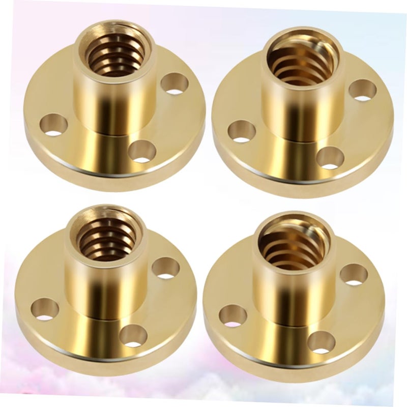 4 قطع صامولة برغي رصاص شبه منحرف لطابعة ثلاثية الأبعاد CNC DIY محرك متدرج 8 مم - Image 4
