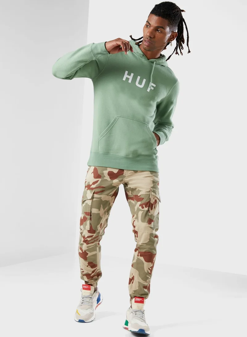 HUF Essential OG Logo Hoodie
