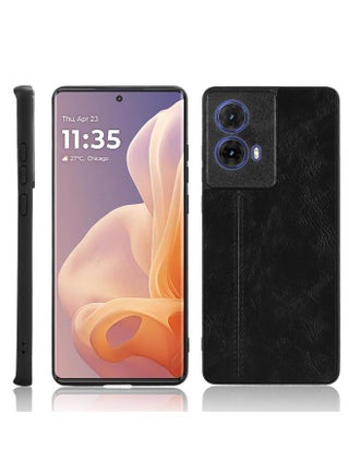 For Motorola Edge 50 Fusion Cow Pattern Sewing Back Cover Phone Case(Black) - pzsku/Z5918ED96AFC73EB42399Z/45/_/1739616746/fbf337a0-fd85-4b41-af15-8d11ab2082b6
